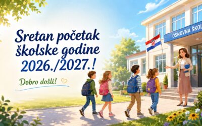 Organizacija rada prvog nastavnog dana – 7. rujna 2026.